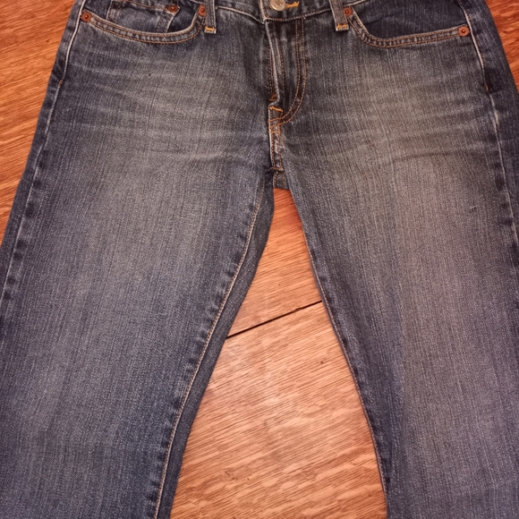Womans Luck Brand Dungaree Jeans  Mid Rise Flare S - Picture 3 of 4